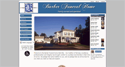 Desktop Screenshot of barberfuneralhome.com